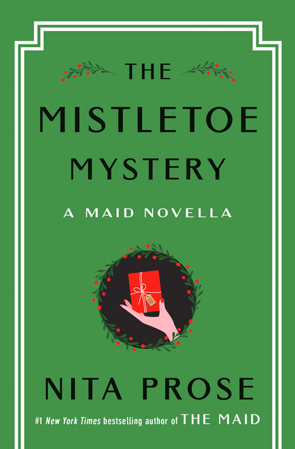 The USA book cover for the Mistletoe Mystery
